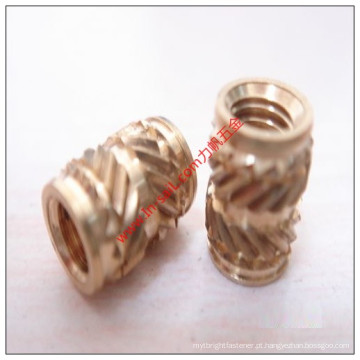 2016 por atacado de bronze Knurled Nut Insert Fabricante China Fornecedor